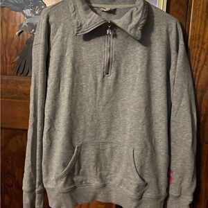 Victoria's Secret Gray Zip-Up Pullover Jacket